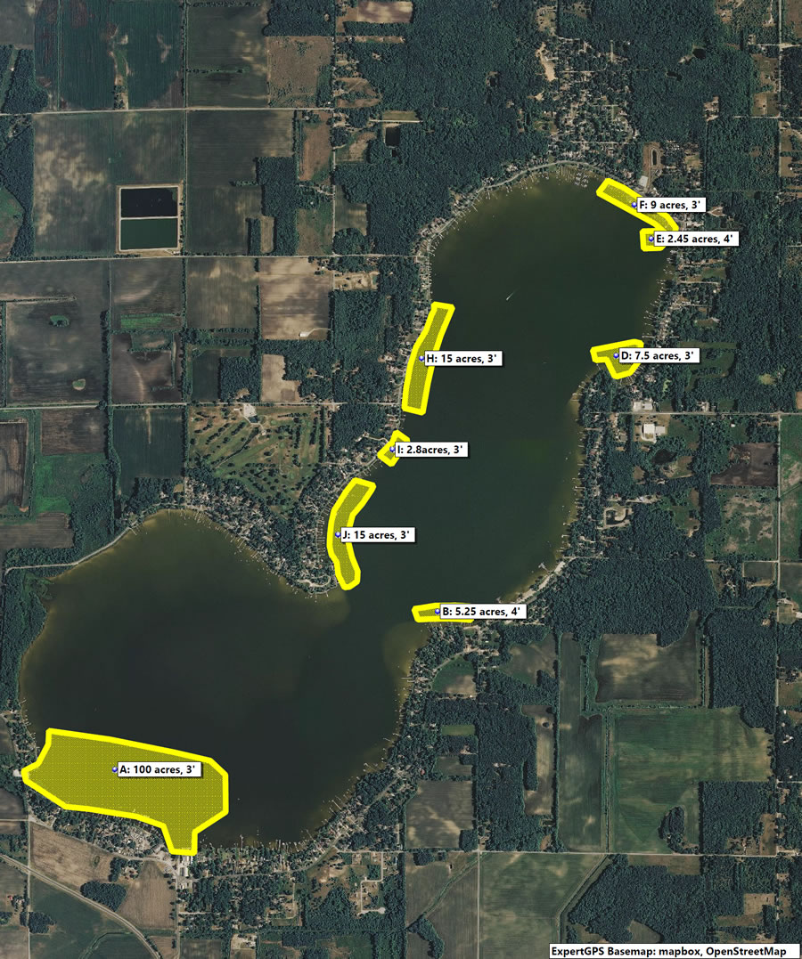 Lake Maps :: Bass Lake Conservancy District